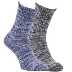 Zdravé Ponožky Zdravé ponožky unisexové teplejší bambusové melírované ponožky, 39-42