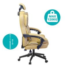 Timeless Tools Ředitelská otočná židle LUX, ve více barvách, béžová