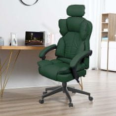 Timeless Tools Ředitelská otočná židle LUX, ve více barvách, tmavozelený