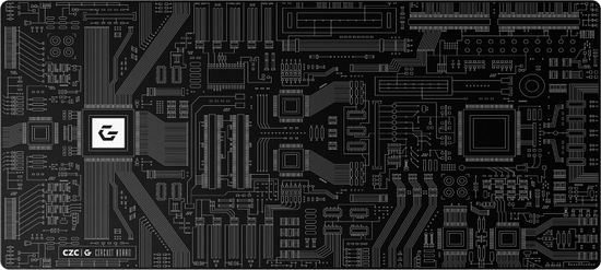 CZC.Gaming Circuit Board, XXL, černá, podložka pod myš (CZCGP004K)