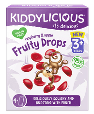 Kiddylicious KIDDYLICIOUS Ovocné želé bonbónky Jablko a Malina 64 g