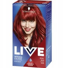 Schwarzkopf barva na vlasy live intense color 035 real red