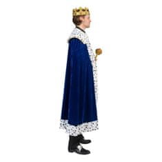 funny fashion Karnevalový kostým Král plášť modrý