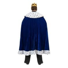 funny fashion Karnevalový kostým Král plášť modrý