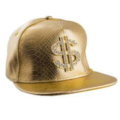 funny fashion Zlatá čepice rapper dolar