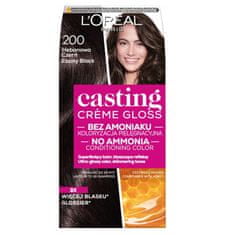 barva na vlasy casting creme gloss 200 ebony black