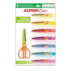 Alpino Crea nůžky speciálních tvarů 8ks
