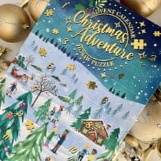 Gibsons Puzzle Adventní kalendář na 24 dní: Vánoční dobrodružství 1232 dílků