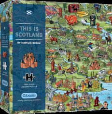 Gibsons Puzzle Toto je Skotsko 1000 dílků