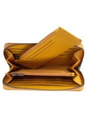 MEATFLY Dámská kožená peněženka Leila Yellow