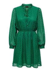 Jacqueline de Yong Dámské šaty JDYGRETHA Regular Fit 15306188 Evergreen (Velikost L)