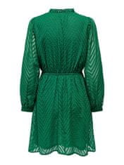 Jacqueline de Yong Dámské šaty JDYGRETHA Regular Fit 15306188 Evergreen (Velikost L)