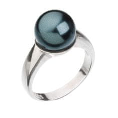 Evolution Group Něžný stříbrný prsten s umělou perlou 735022.3 tahiti (Obvod 52 mm)