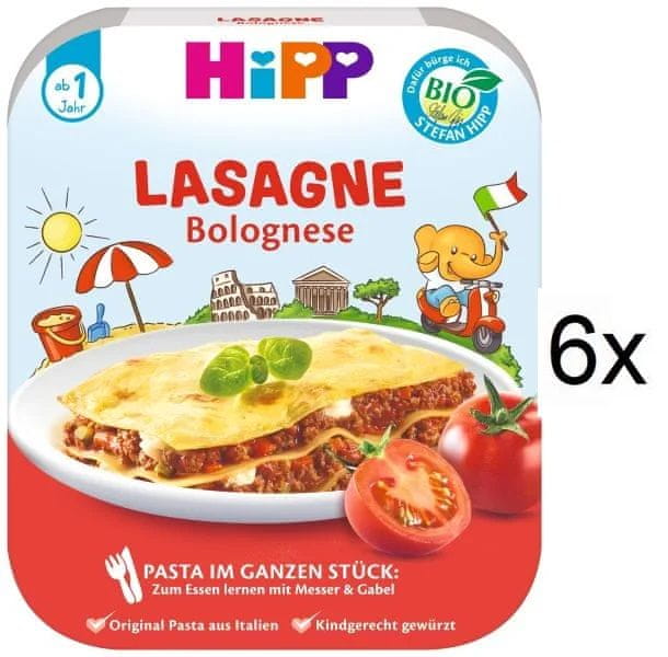 Levně HiPP BIO Boloňské lasagne od uk. 1. roku, 6 x 250 g