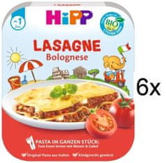 HiPP BIO Boloňské lasagne od uk. 1. roku, 6 x 250 g