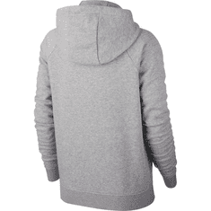Nike Sportswear Essential Full Zip Fleece Hoodie pro ženy, M, Mikina rozepínací, Dark Grey Heather/White, Šedá, BV4122-063