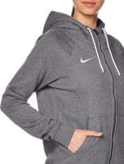 Nike Park Fleece Full Zip Hoodie pro ženy, M, Mikina rozepínací, Charcoal Heather/White, Šedá, CW6955-071