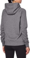Nike Park Fleece Full Zip Hoodie pro ženy, M, Mikina rozepínací, Charcoal Heather/White, Šedá, CW6955-071