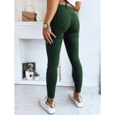 Dstreet Dámské džínové kalhoty LODGE tmavě zelené uy1724 XS