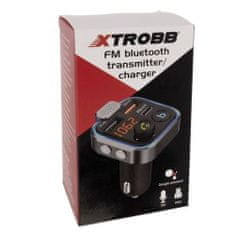 Xtrobb 22355 FM Bluetooth nabíječka 12/24 V černá