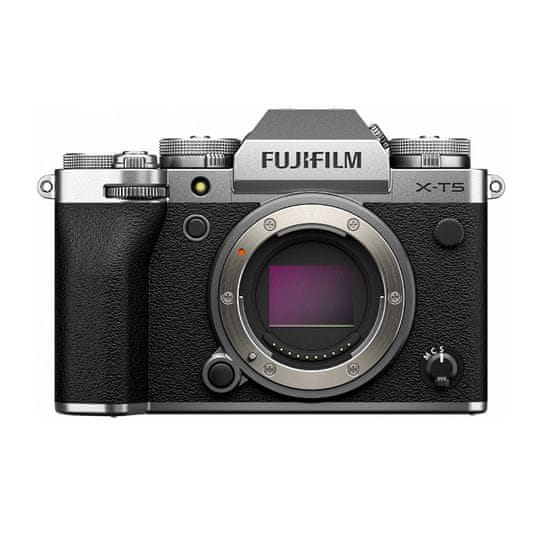 FujiFilm bezzrcadlový digitální fotoaparát X-T5 Body Stříbrný