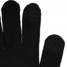 PAOLO PERUZZI Pánské zimní rukavice Black Acrylic