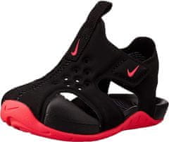 Nike SUNRAY ROTECT 2 (PS) SHOES pro děti, 33.5 EU, US2Y, Boty, tenisky, Black/Racer Pink, Černá, 943826-003