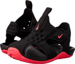 Nike SUNRAY ROTECT 2 (PS) SHOES pro děti, 33.5 EU, US2Y, Boty, tenisky, Black/Racer Pink, Černá, 943826-003