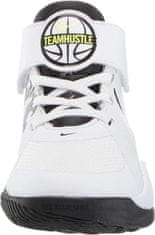 Nike TEAM HUSTLE D 9 (PS) SHOES pro děti, 28.5 EU, US11.5C, Boty, tenisky, White/Black-Volt, Bílá, AQ4225-100