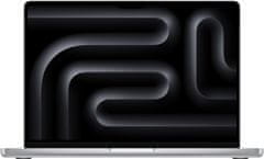 Apple MacBook Pro 14, M3 Pro - 12-core/18GB/1TB/18-core GPU, stříbrná (MRX73CZ/A)
