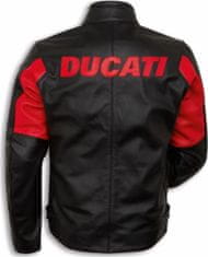 Ducati Kožená bunda COMPANY C4 perforovaná černo/červená 9810750 48