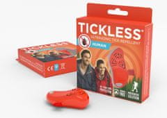 Tickless HUMAN - ultrazvukový odpuzovač klíšťat - Oranžová