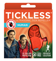 Tickless HUMAN - ultrazvukový odpuzovač klíšťat - Oranžová