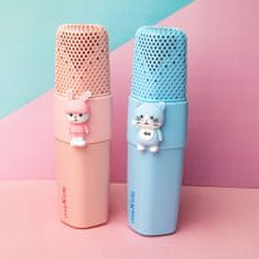 maXlife MXBM-500 Bluetooth Karaoke mikrofon, růžový