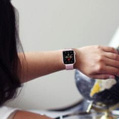 Tech-protect Milanese řemínek na Apple Watch 38/40/41mm, rose gold