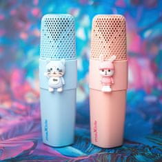 maXlife MXBM-500 Bluetooth Karaoke mikrofon, modrý