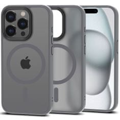 Tech-protect Magmat MagSafe kryt na iPhone 15 Pro Max, šedá