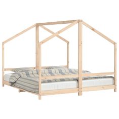 Petromila Dětská postel 2x (90 x 200) cm masivní borové dřevo