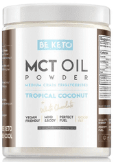 BeKETO MCT olej prášek 300g Tropický kokos a bílá čokoláda