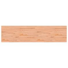 Greatstore Pracovní stůl 220 x 55 x 81,5 cm masivní bukové dřevo a kov