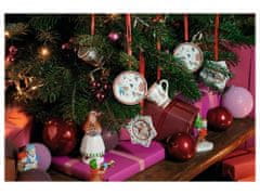 Rosenthal Vánoční set porcelánová mini hvězda a mini botička, Vánoční dárky, limitovaná edice Rosenthal