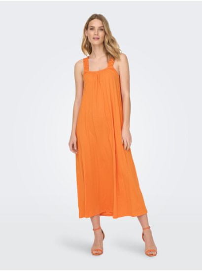 ONLY Oranžové dámské šaty ONLY May