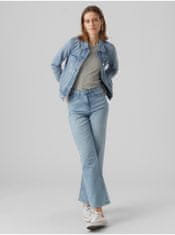 Vero Moda Světle modrá dámská džínová bunda VERO MODA Zorica XS