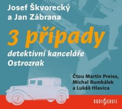 Škvorecký Josef, Zábrana Jan: 3 případy detektivní kanceláře Ostrozrak