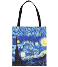 Flor de Cristal Plátěná taška přes rameno Vincent Van Gogh Hvězdná noc