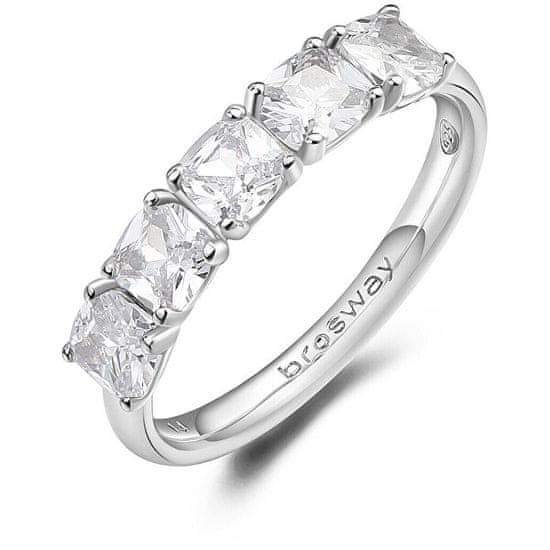 Brosway Slušivý stříbrný prsten Fancy Infinite White FIW25