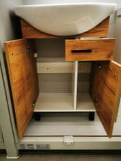 Elita Koupelnová skříňka s umyvadlem dub craft 55 cm MEA