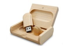 Čisté dřevo Dřevěný USB disk 16GB s vlastním věnováním