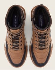Tom Tailor Pánské kotníkové boty 4280370003 cognac (Velikost 42)