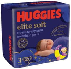 Huggies Elite Soft Pants OVN Kalhotky plenkové jednorázové vel. 3, 23 ks